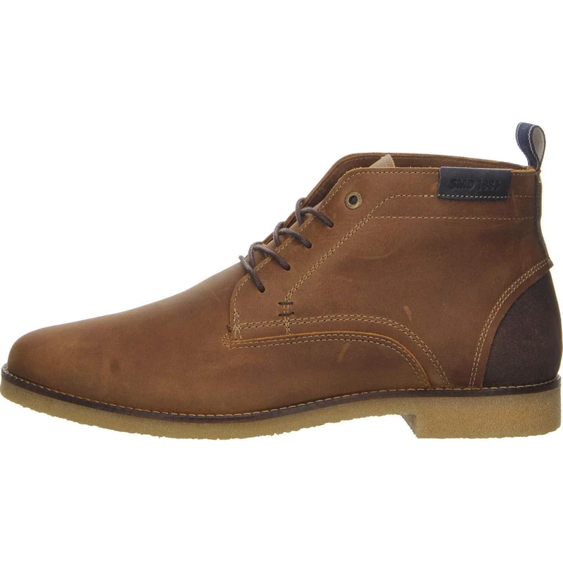 Bottines Treblo Desert Boots en cuir suédé cognac Salamander