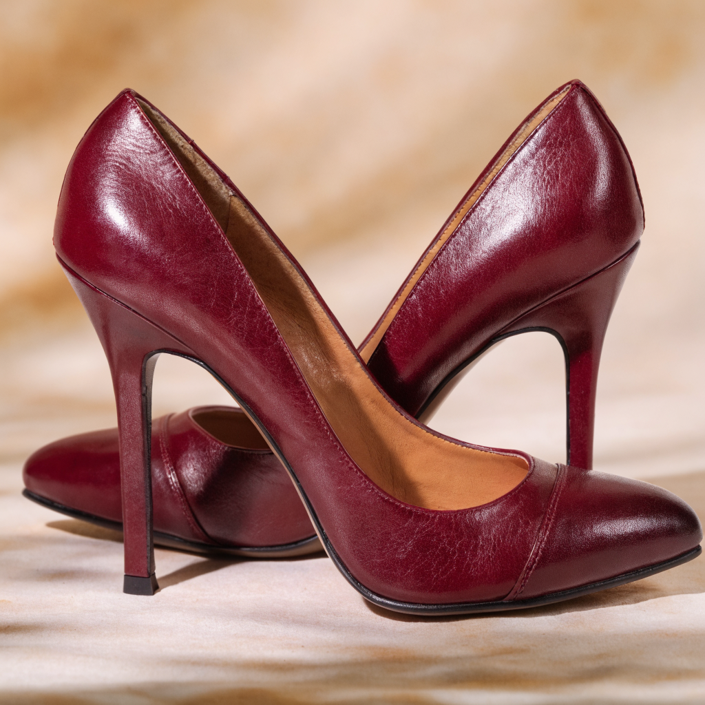 Escarpins en cuir nappa noir pour femme Salamander — talon moyen confortable